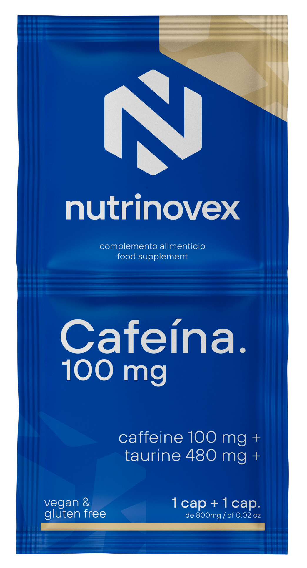 NUTRINOVEX Cafeína 100mg taurine 480 mg