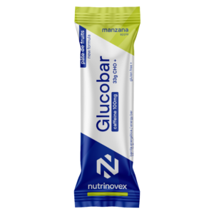 NUTRINOVEX GLUCOBAR Manzana Caffeine 100mg 33gr CHO