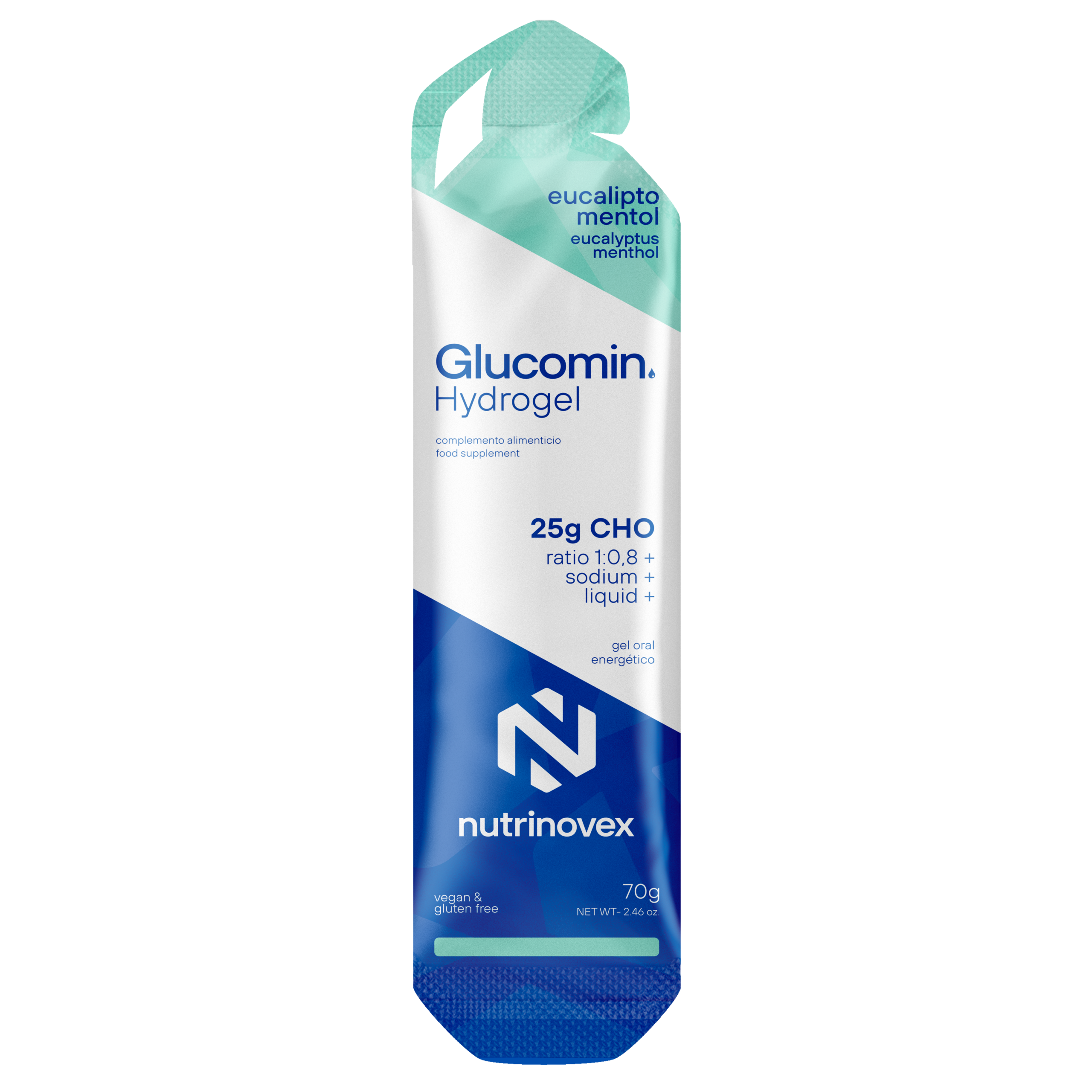 NUTRINOVEX GLUCOMIN Hydrogel gel 25g CHO sodio eucalipto mentol