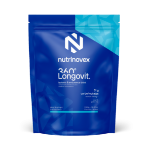 NUTRINOVEX LONGOVIT 360º 51g carbohydrates sodium 480mg 1080g 18 dosis blue tropic
