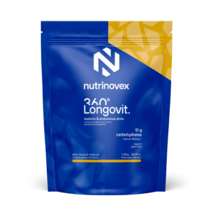 NUTRINOVEX LONGOVIT 360º 51g carbohydrates sodium 480mg 1080g 18 dosis mango&maracuyá