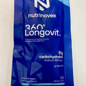 NUTRINOVEX 360º LONGOVIT 51g Carbohydrates sodium 480mg Blue tropic