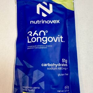 NUTRINOVEX 360º LONGOVIT 51g Carbohydrates sodium 480mg limón menta