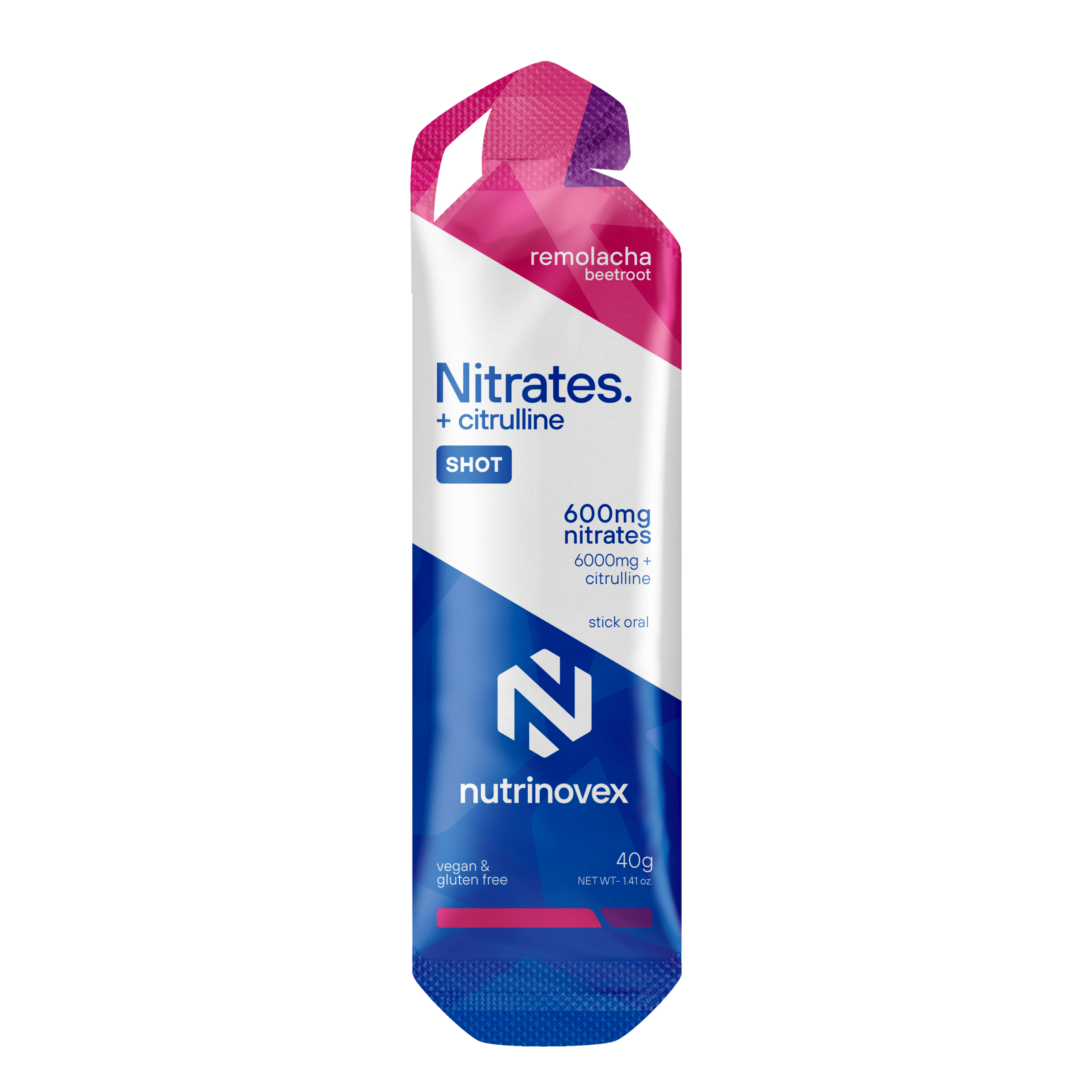 NUTRINOVEX NITRATES SHOT citrulline 600mg nitrates Remolacha