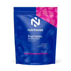NUTRINOVEX SUPROPLEX. recovery 3.1glutamina carbohydrates protein 1000gr 25 dosis fresa