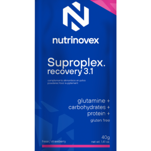 NUTRINOVEX SUPROPLEX. recovery 3.1glutamina carbohydrates protein fresa